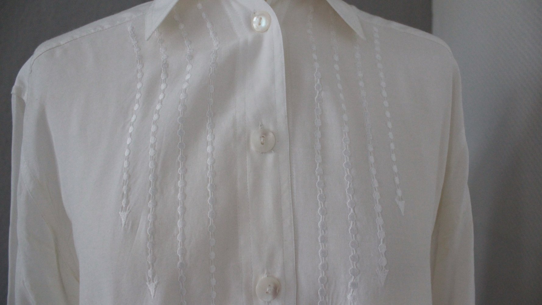 Bluse weiß Vintage