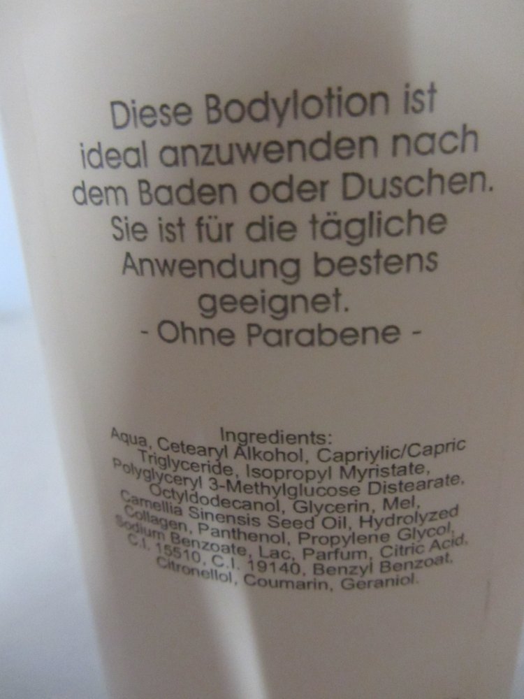 Body Lotion mit Milch & Honig 200 ml Naturkosmetik aus dem Bienenstock Creme