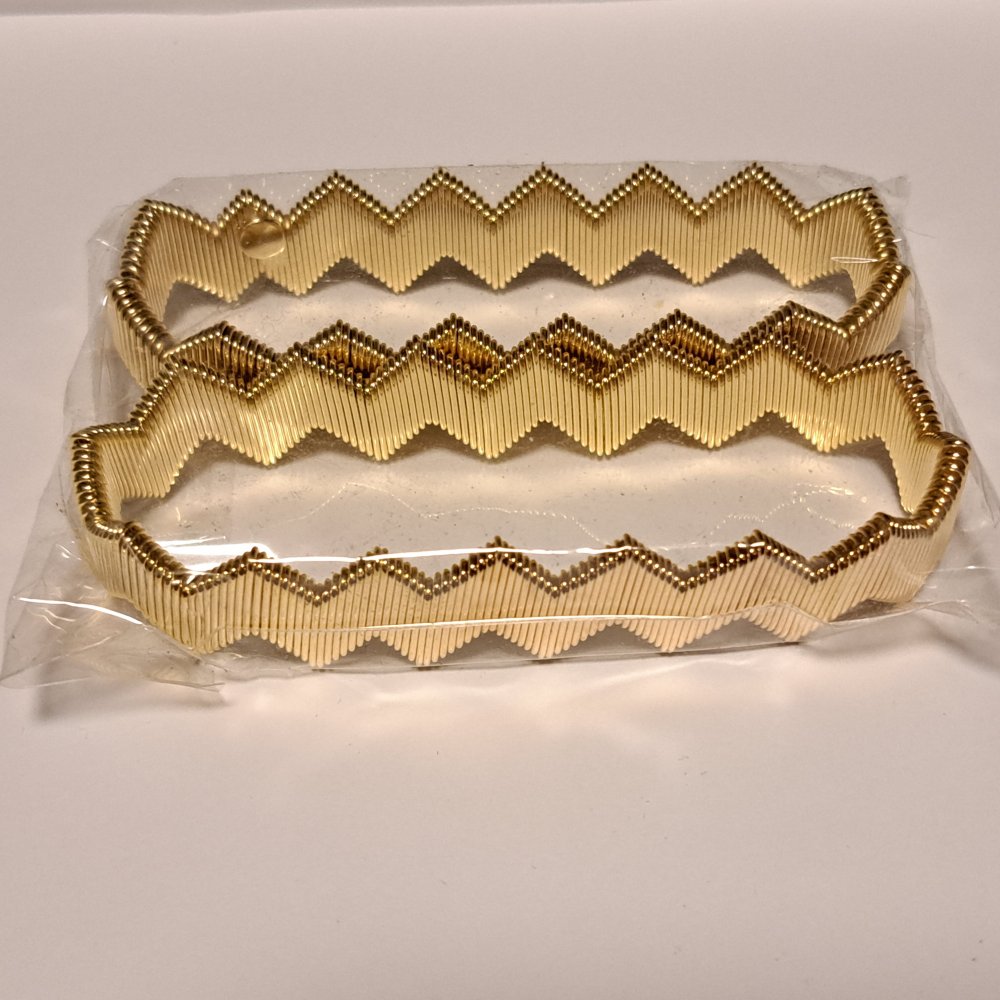 Ärmelhalter Metall gold Stretch Blusenhalter Ärmelraffer #2
