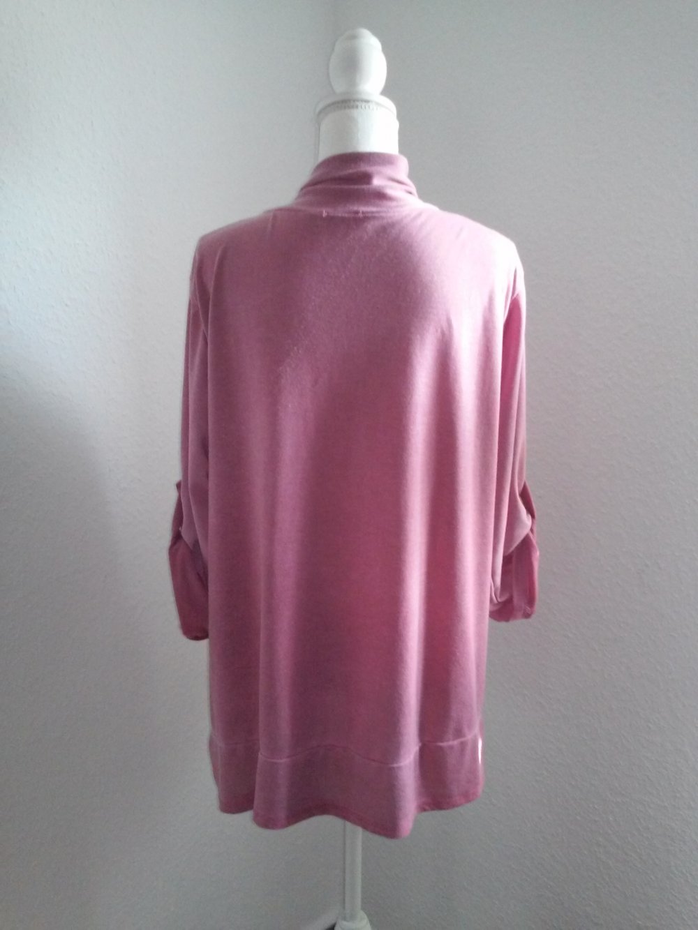 Jacke Cardigan Überzieher (ohne Verschluss) in Altrosa wasched