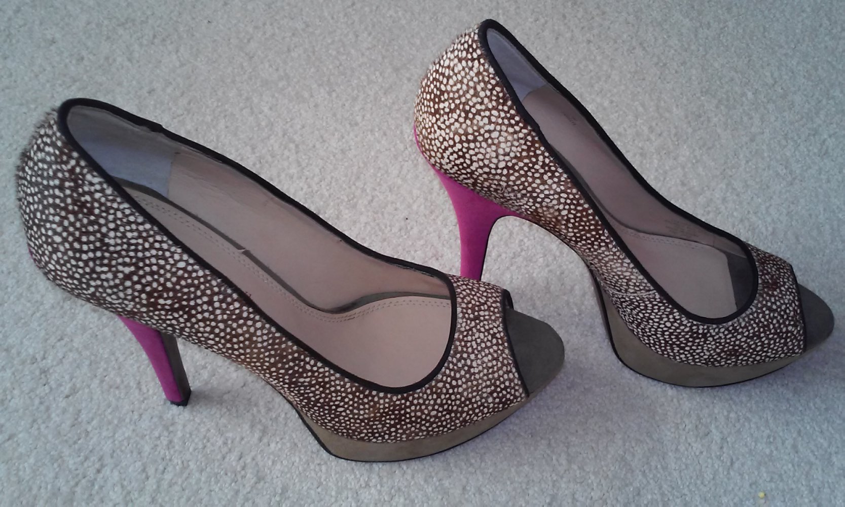 Enzo Angiolini Pumps exquisit High Heels Stilettos Plateau Lederschuhe M9