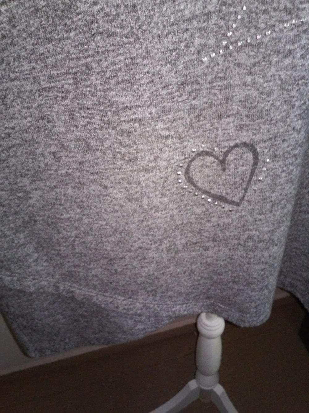 Shirt Pulli Pullover Tunika (Glitzer) weiter Schnitt