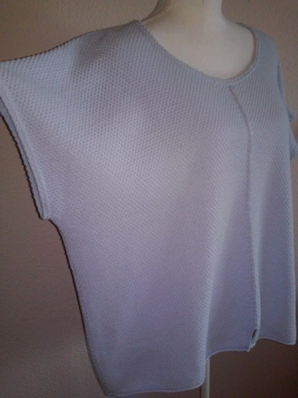 Boutique Frida Marken Tunika leger hochwertig Pulli Shirt (Baumwolle/Softacryl) hellblau