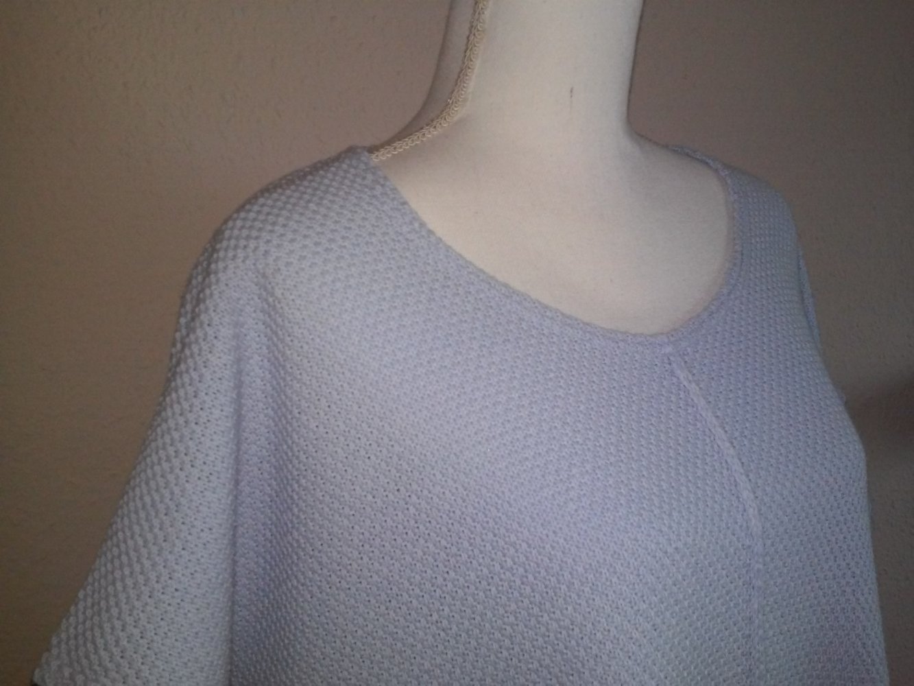 Boutique Frida Marken Tunika leger hochwertig Pulli Shirt (Baumwolle/Softacryl) hellblau