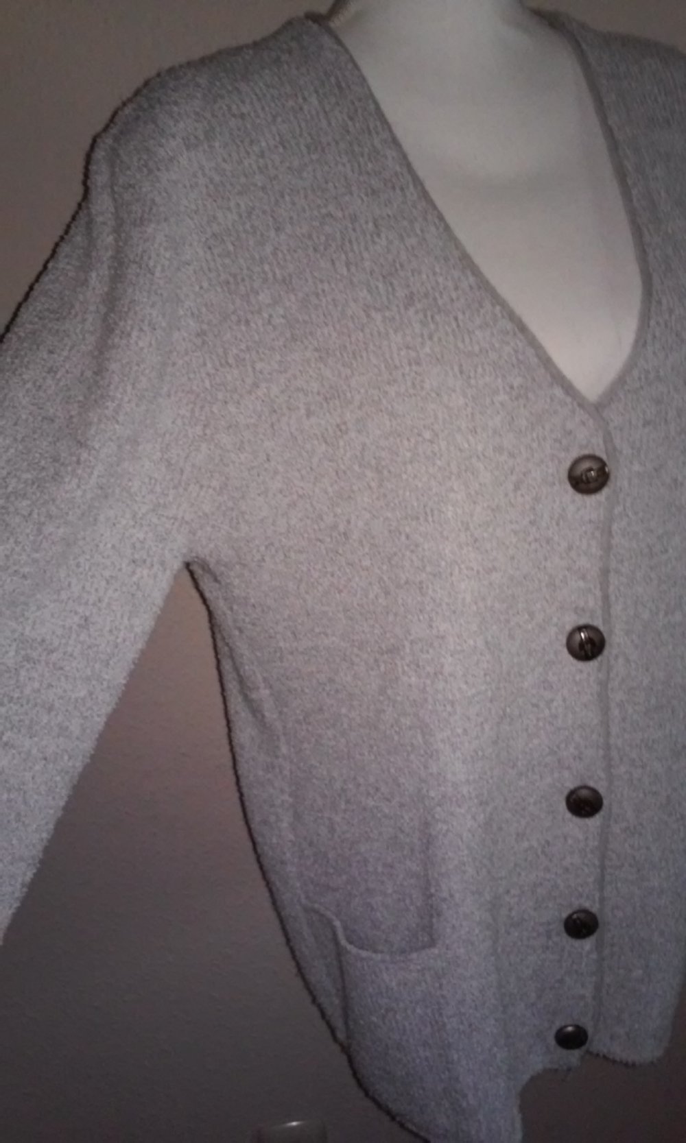Strickjacke Jacke Cardigan Boucle