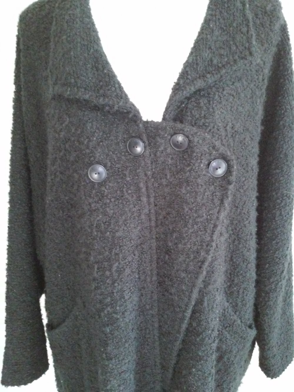 Boutique 'Frida' Strickjacke Jacke Swinger Wolljacke