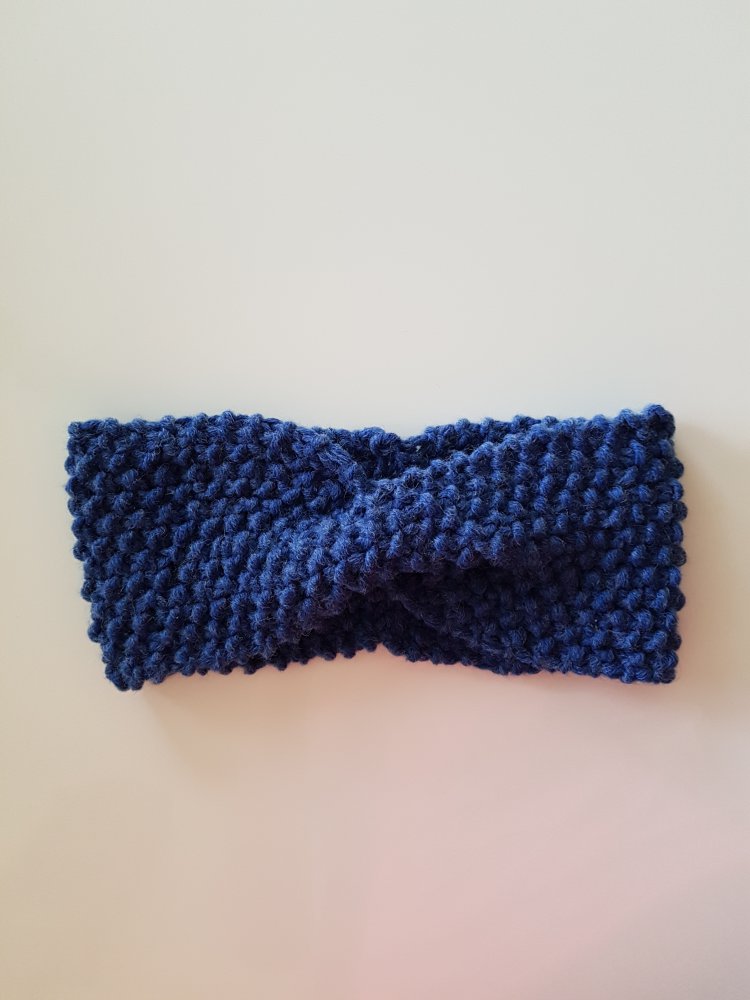 selbstgestricktes Stirnband