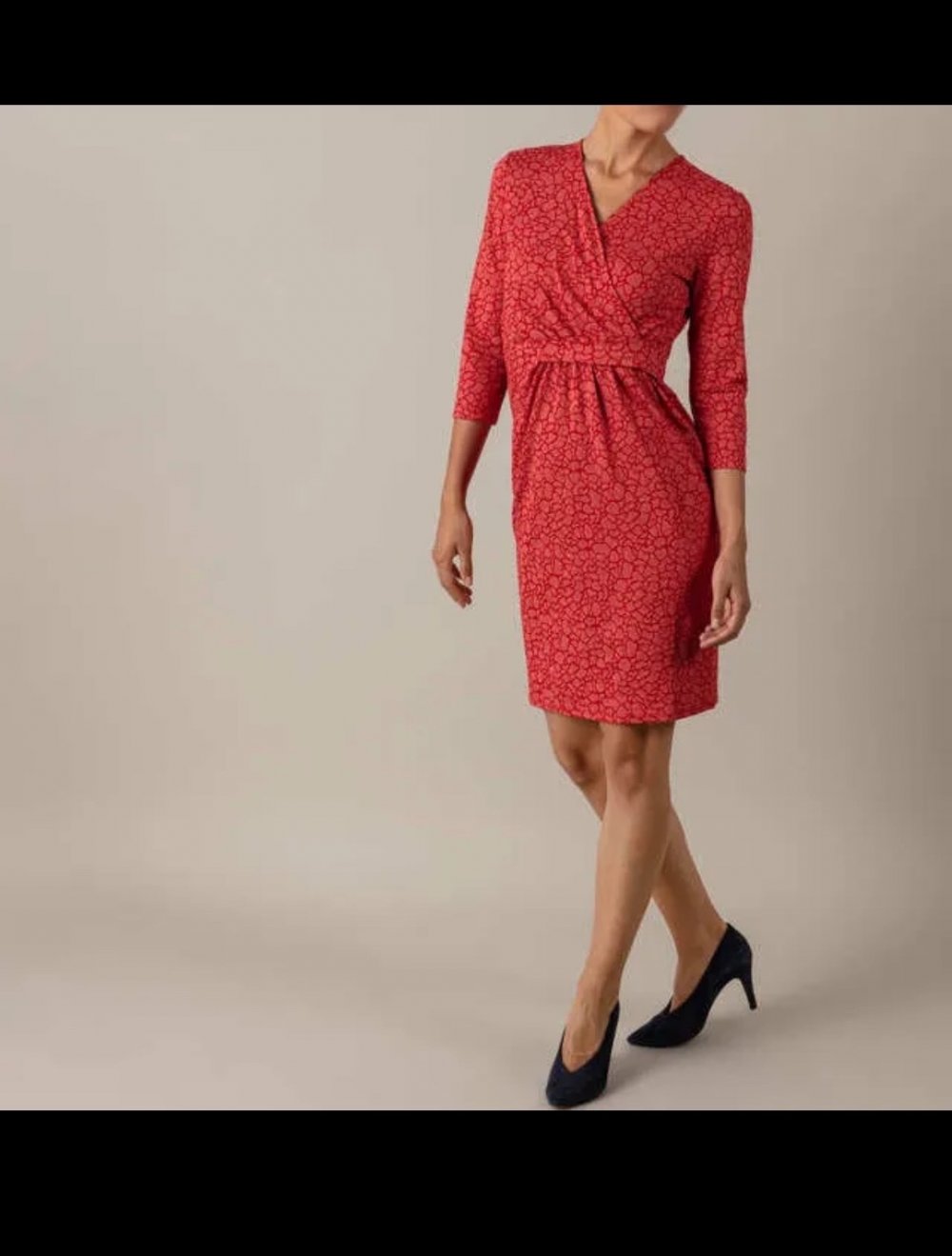 HSE24 Abendkleid partykleid rot Glitzer 40