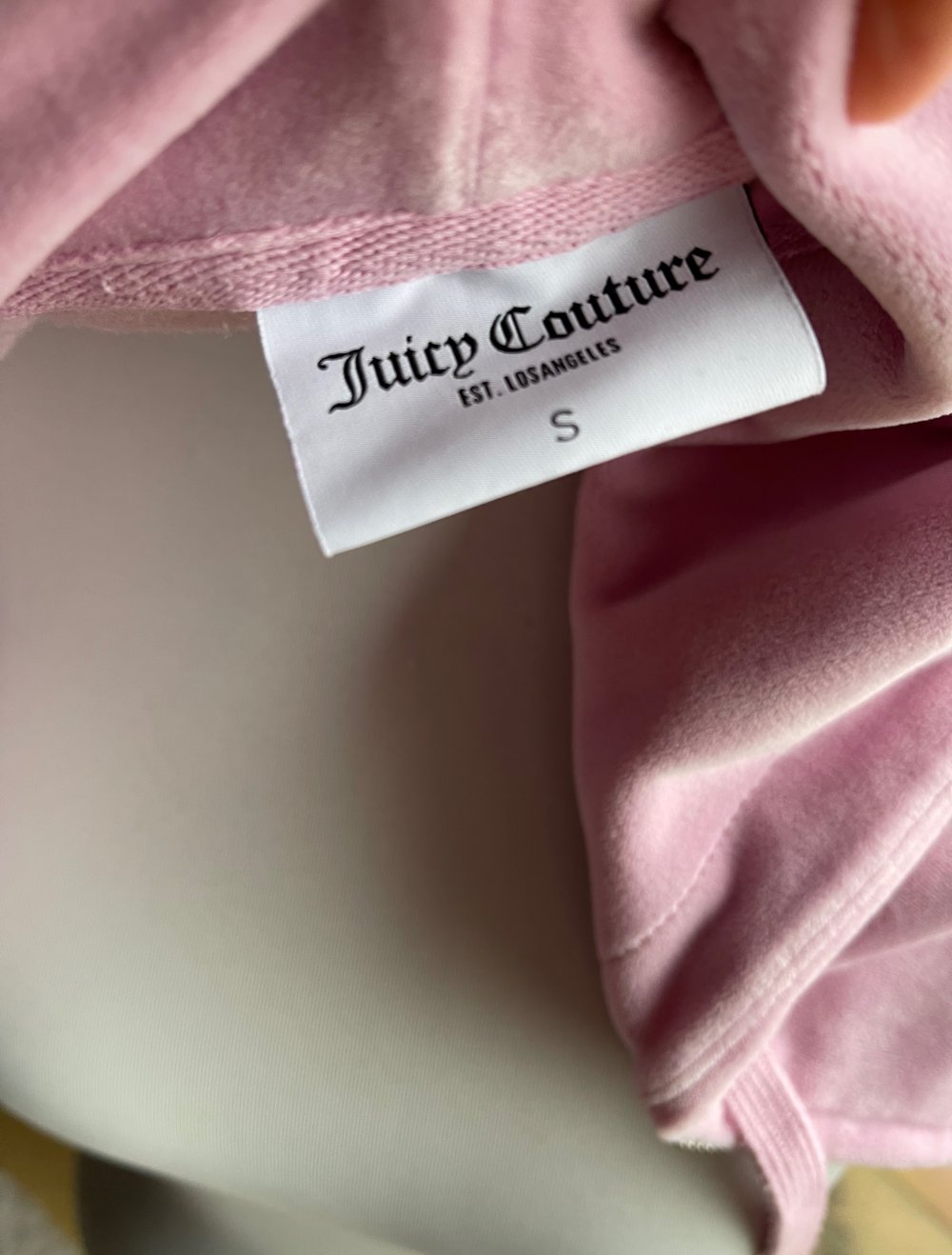 Juicy Couture zip Hoodie velours lilac