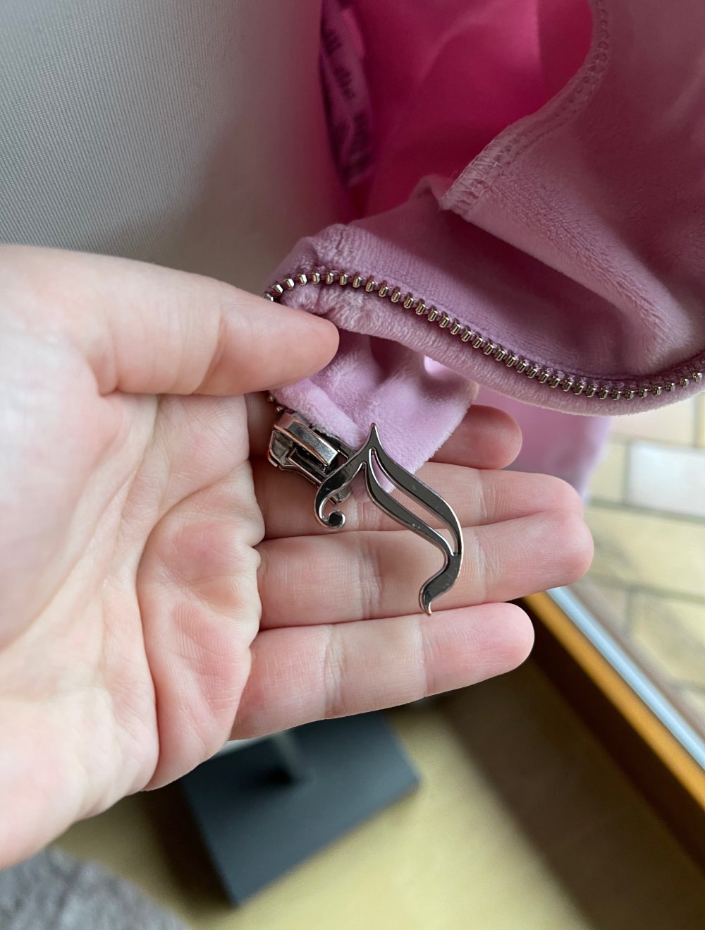 Juicy Couture zip Hoodie velours lilac