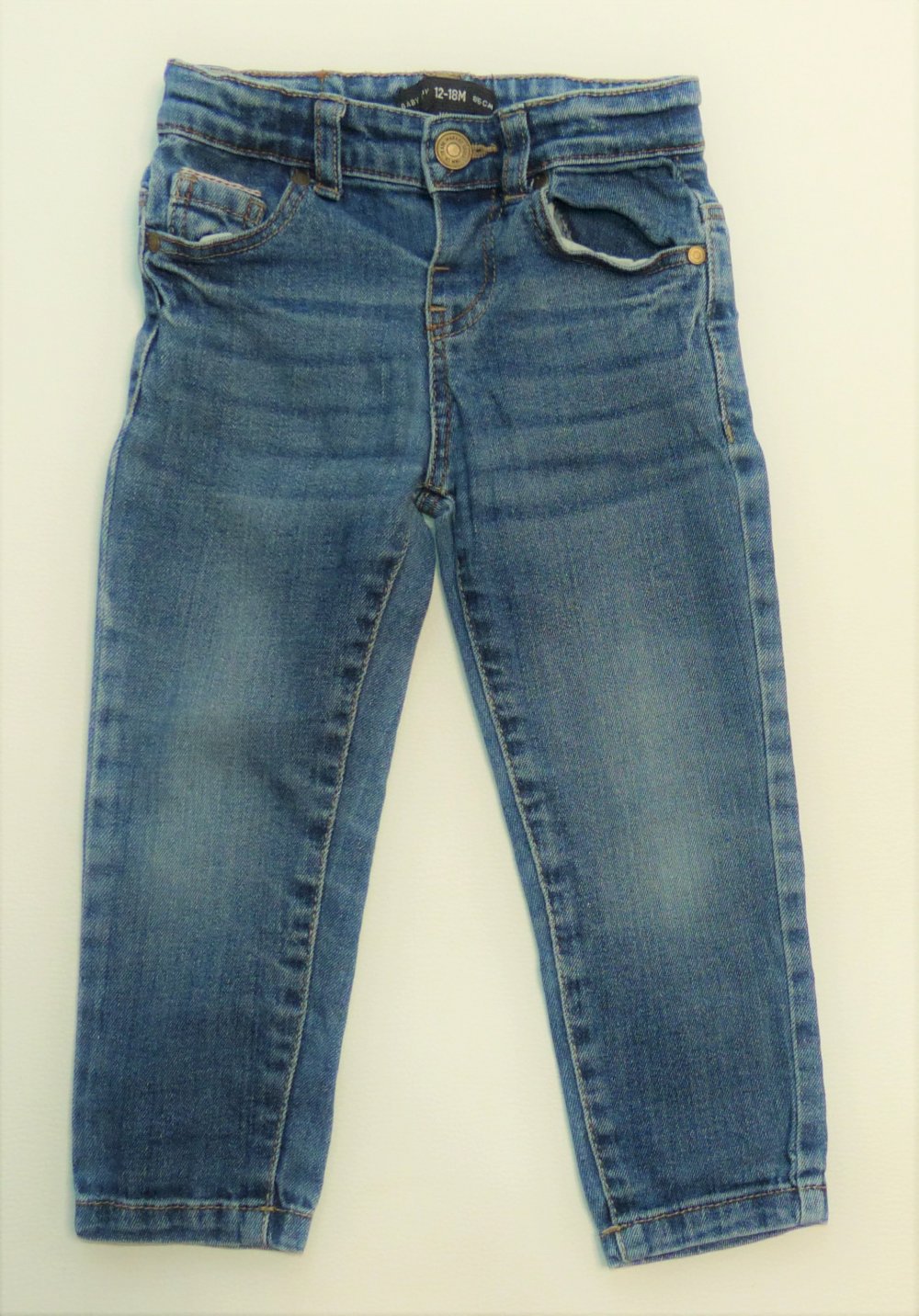 Kinder Jungen Jeans von Denim & Co. Gr. 86 Hose Jeanshose guter Zustand