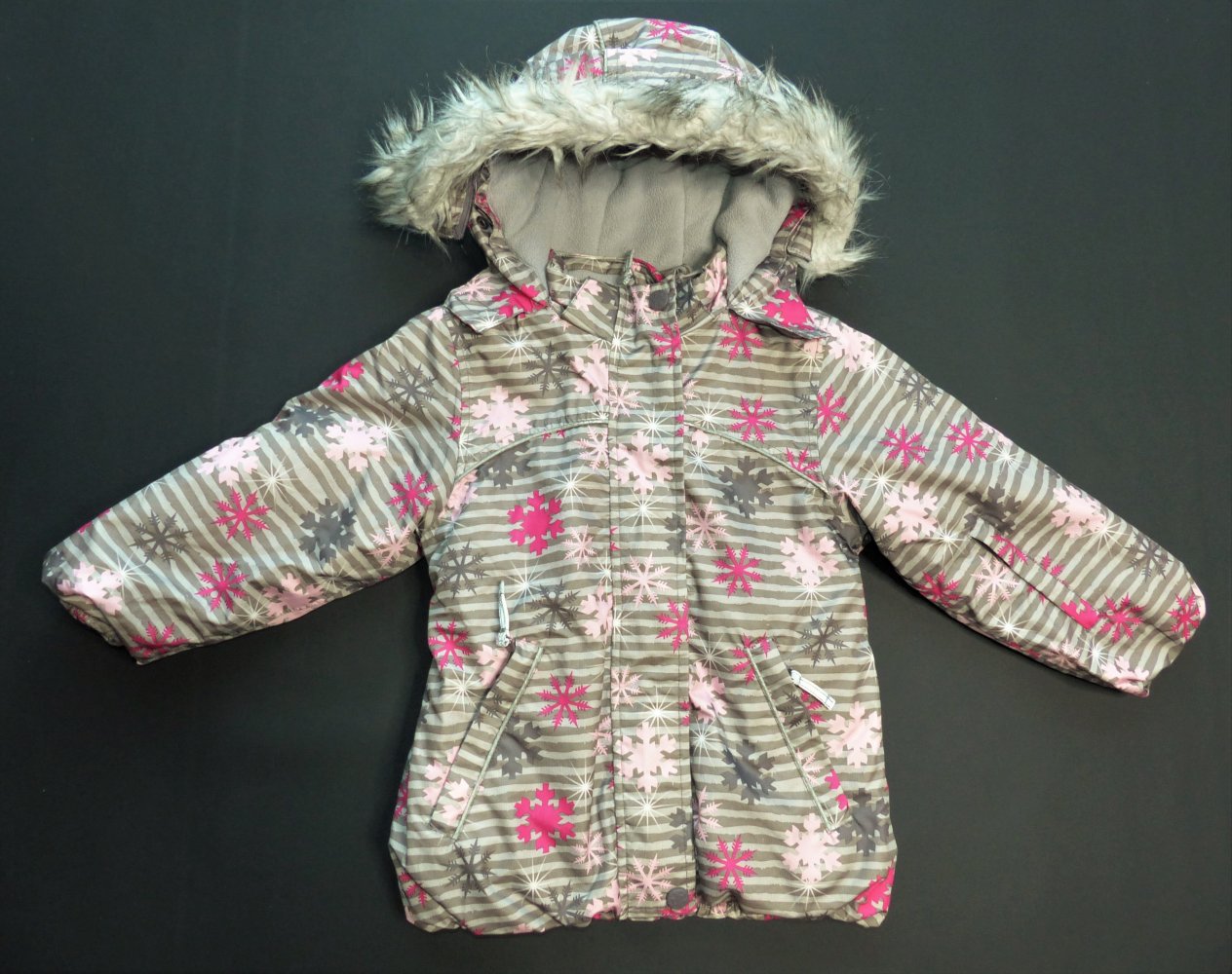 Warme Mädchen Jacke Kiki & Koko Gr. 92 Steppjacke Winterjacke Mantel Daunenjacke sehr guter Zustand