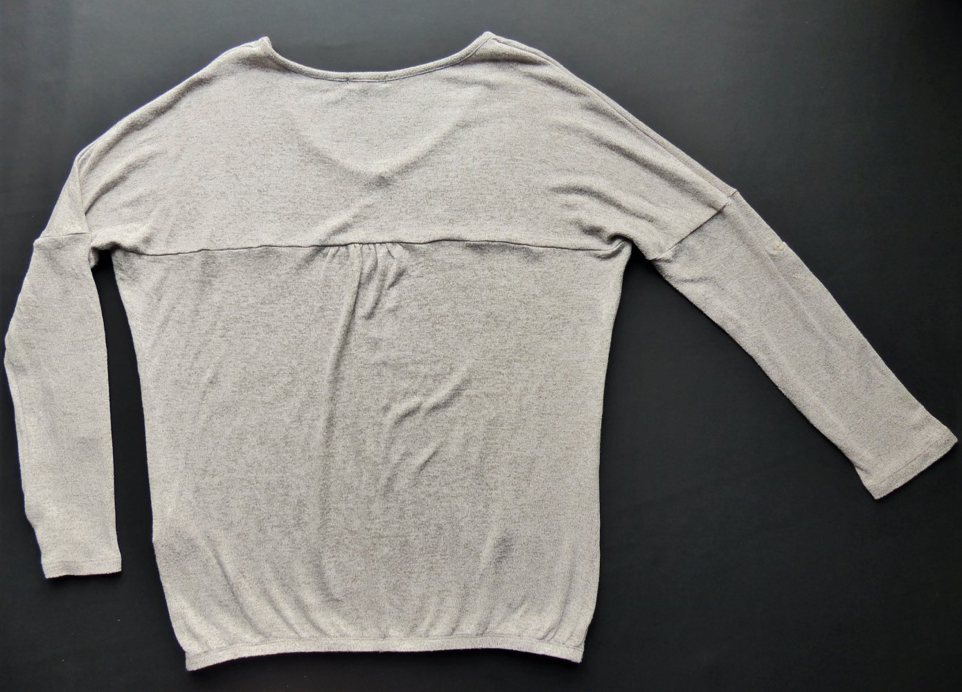 Damen Oberteil Shirt von Blind Date Gr. 34 / XS Longshirt Übergagnsshirt Übergangspulli Pulli Longsleeve Strickpulli