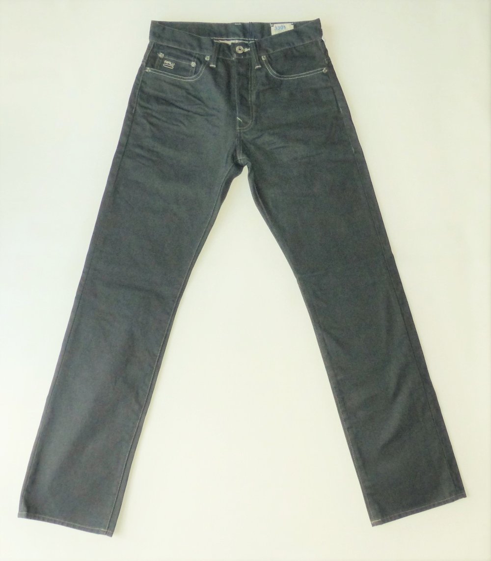 Herrn Jeans G-Star Demin RAW 3301 Straight NEU mit Etikett Gr. W28 L32 28/32 W 28 L 32 Jeanshose Hose
