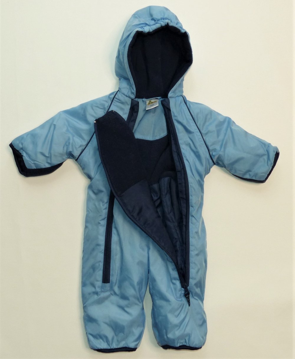 Kinder Baby Jungen Schneeanzug von Papagino Gr. 62 / 68 Winteranzug Einteiler Overall Skianzug
