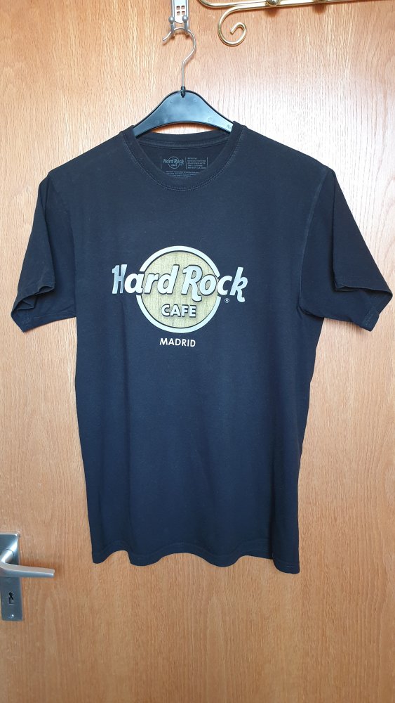 Hard Rock Café Madrid Shirt, Gr M, unisex