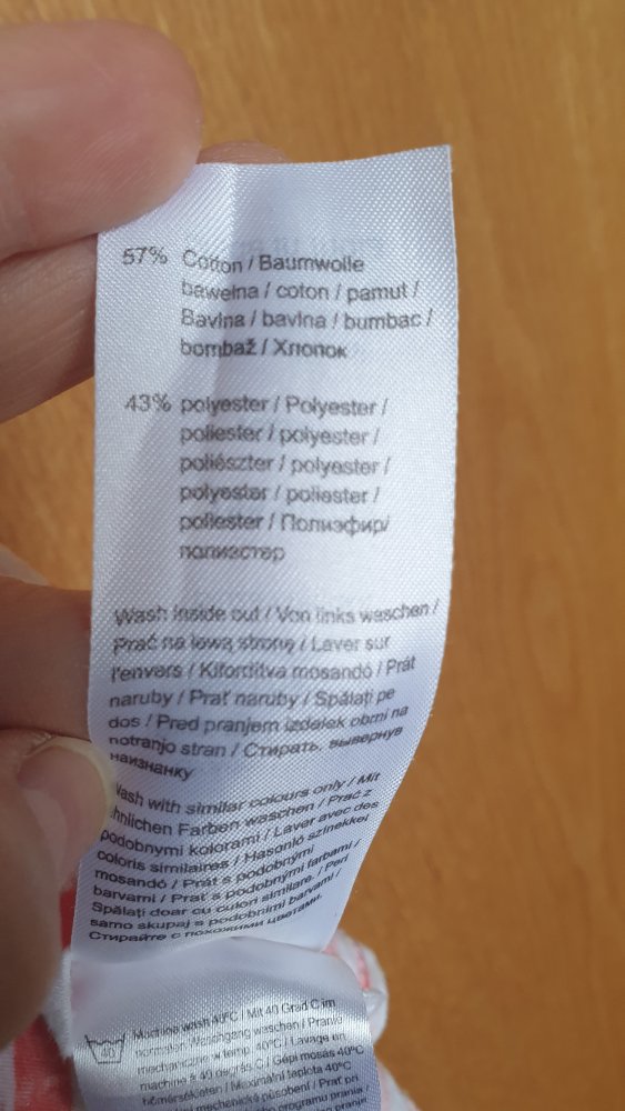 Rot weiß gestreiftes T Shirt von Orsay, Gr S