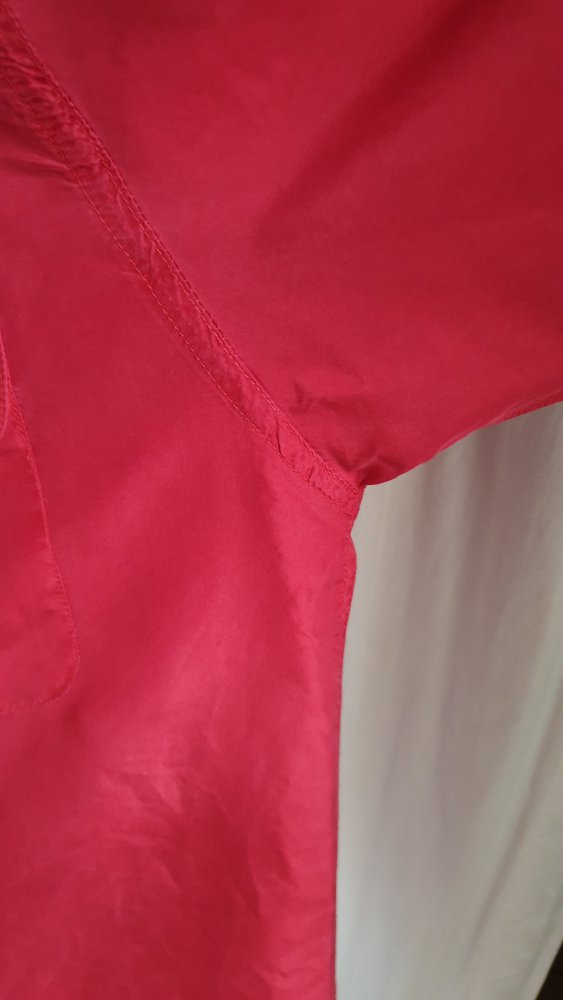 Feuerrote Seidenbluse Gr M, 42, 44