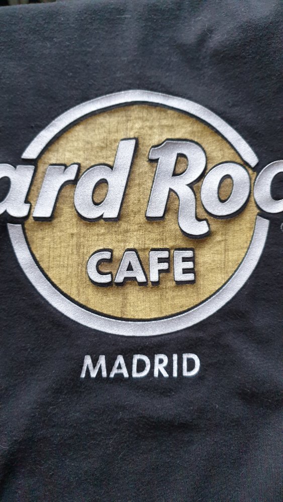 Hard Rock Café Madrid Shirt, Gr M, unisex