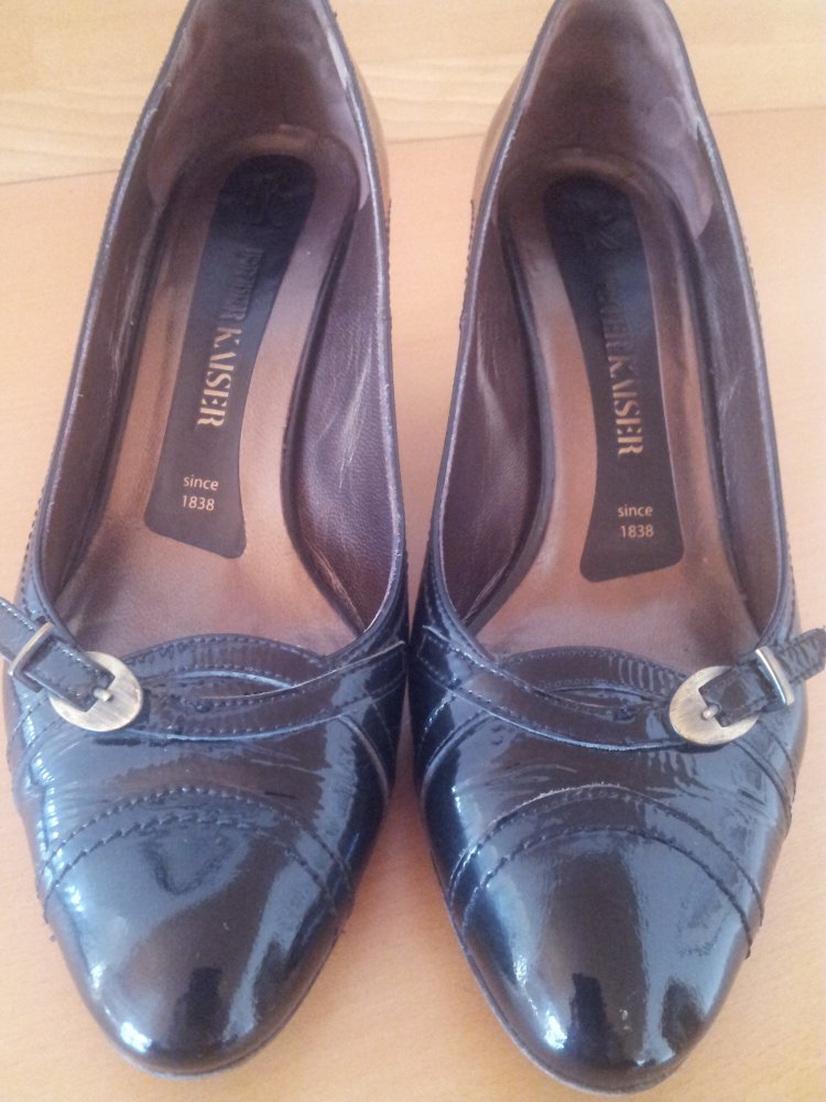 Peter Kaiser, Lackschuhe, Pumps,schwarz, gr37, festliche Abendschuhe, gr37,5