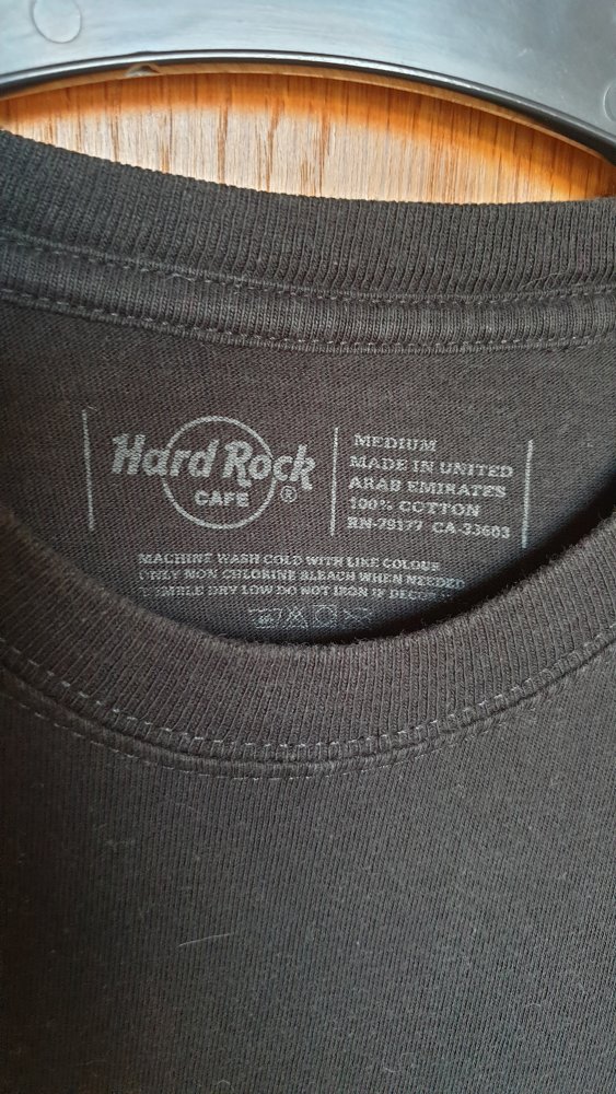 Hard Rock Café Madrid Shirt, Gr M, unisex