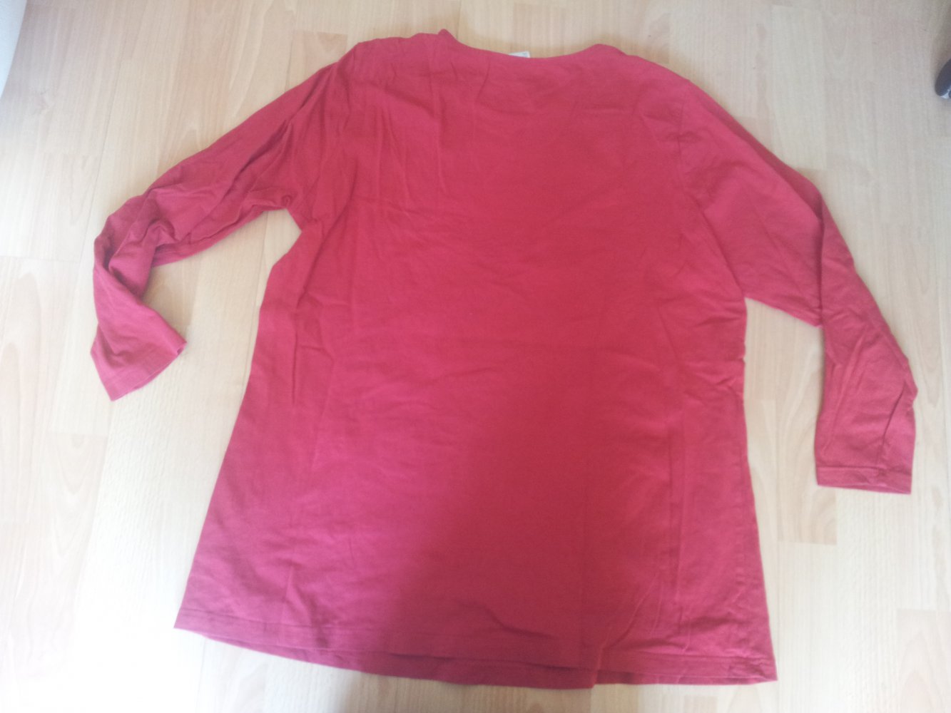 Pullover rot Gr. 46  mit kleinen Taschen
