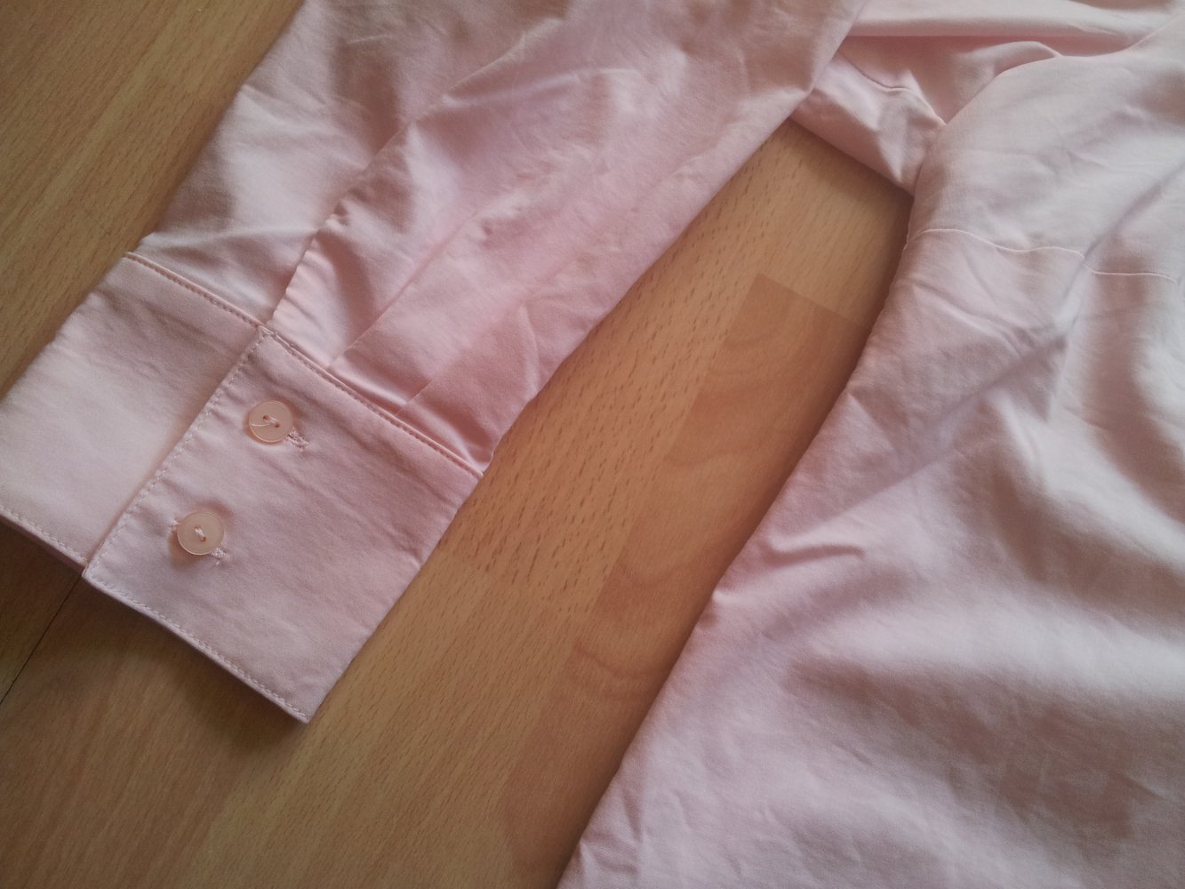 Bluse hellrosa rose lange Ärmel Gr. 50 