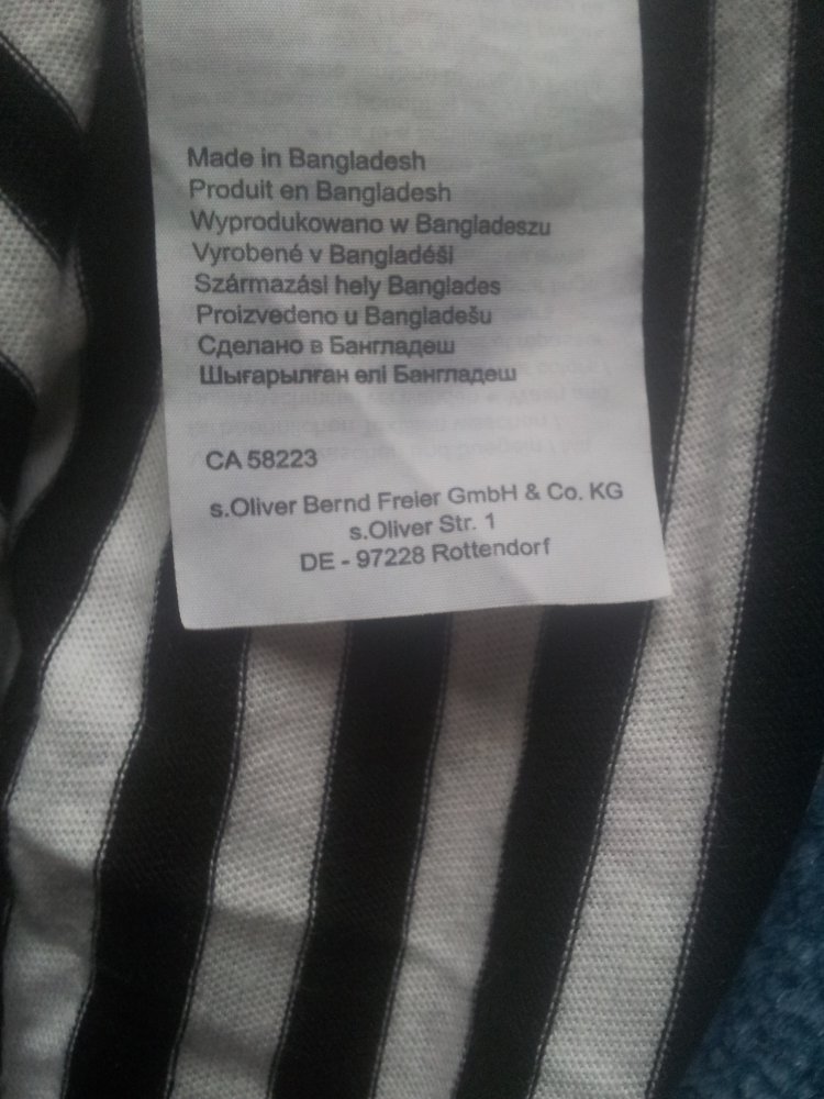 Kleid schwarz weiß Streifen Q/S S.Oliver Gr. XS