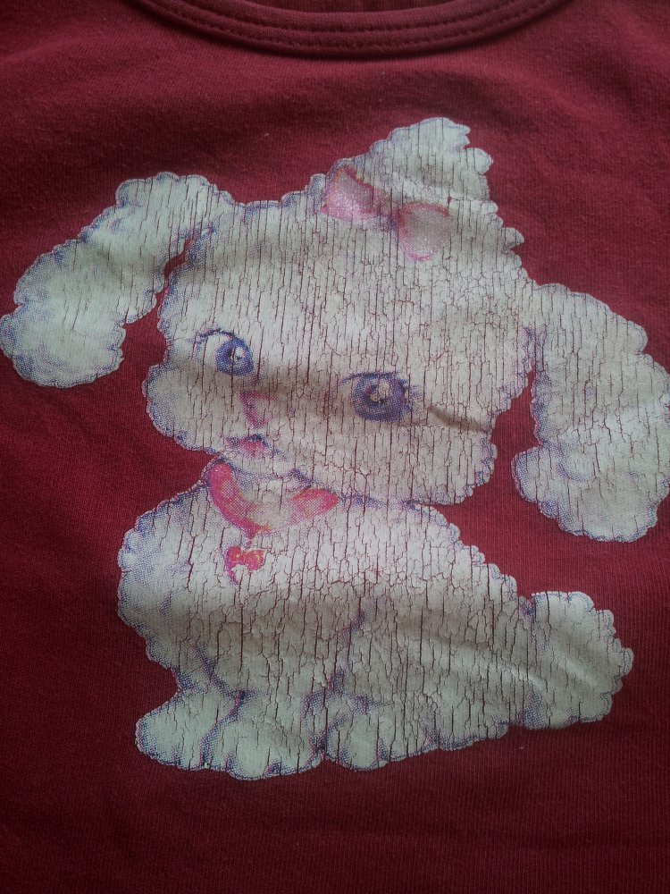 Pullover H&M rot weiß Hund Gr. 104