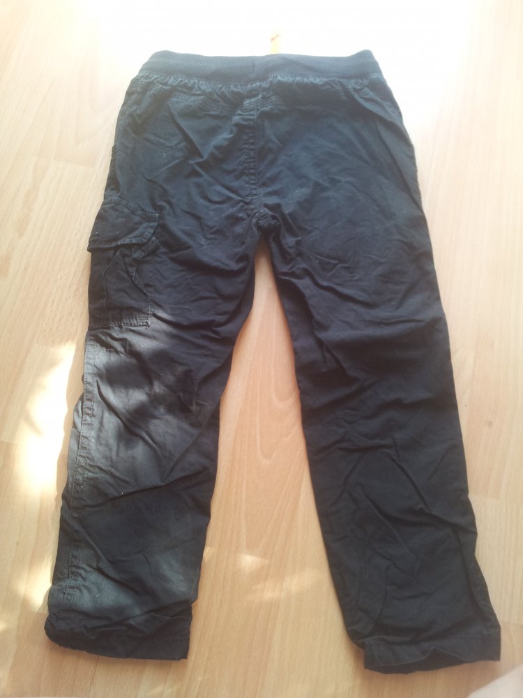 Hose schwarz Spinne Kordelzug Gr. 98 NEU