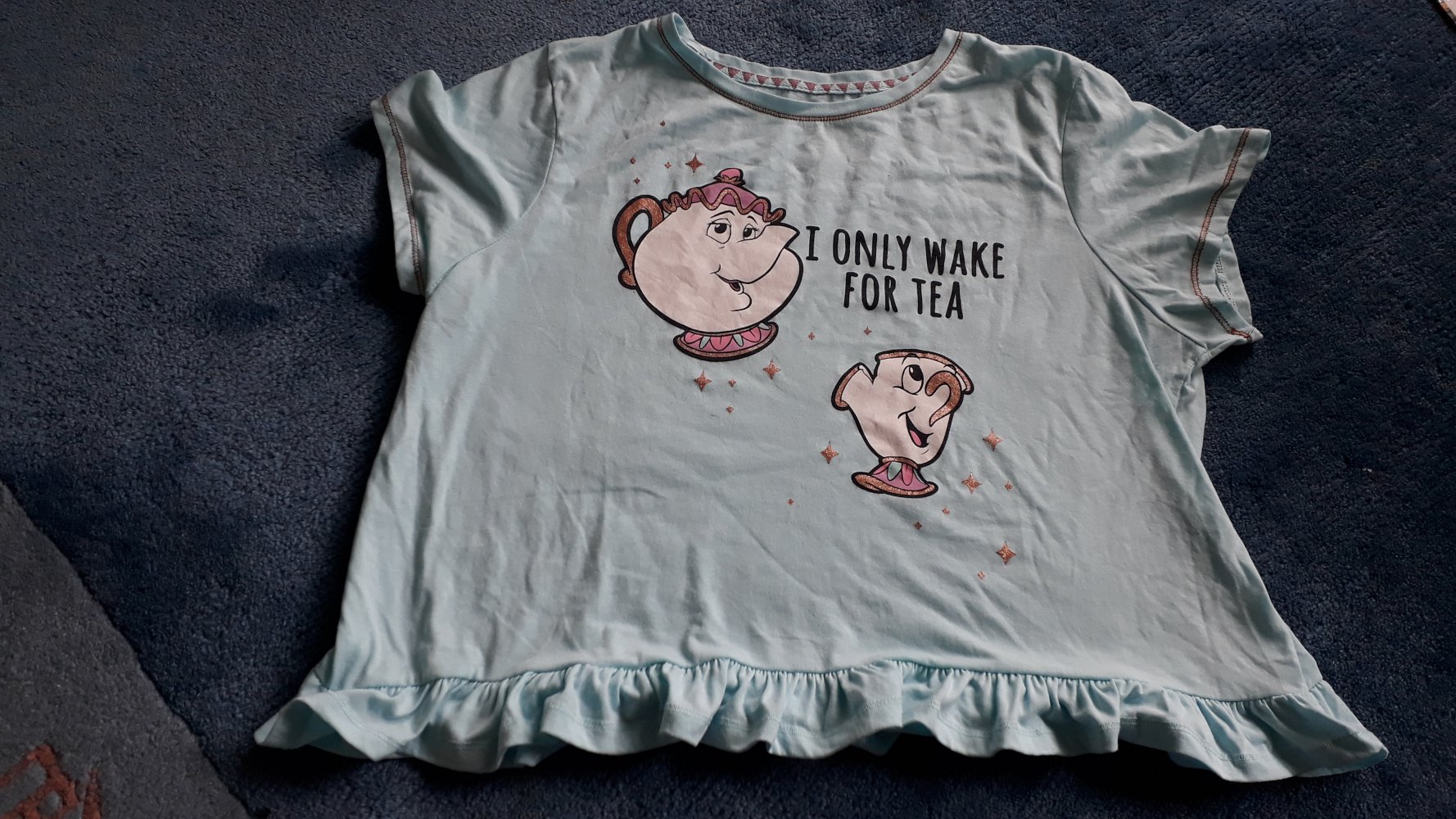  T-Shirt türkis mint Disney Die Schöne und das Biest NEU 