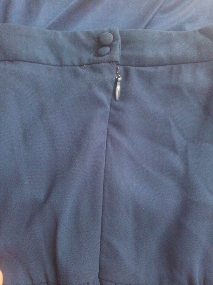 Kleid Minikleid Kleid Plissee dunkelblau mint & berry Gr. 42 NEU