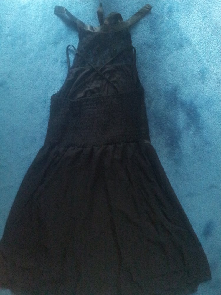  Kleid schwarz Gothik transparent Gr. 46/48 NEU