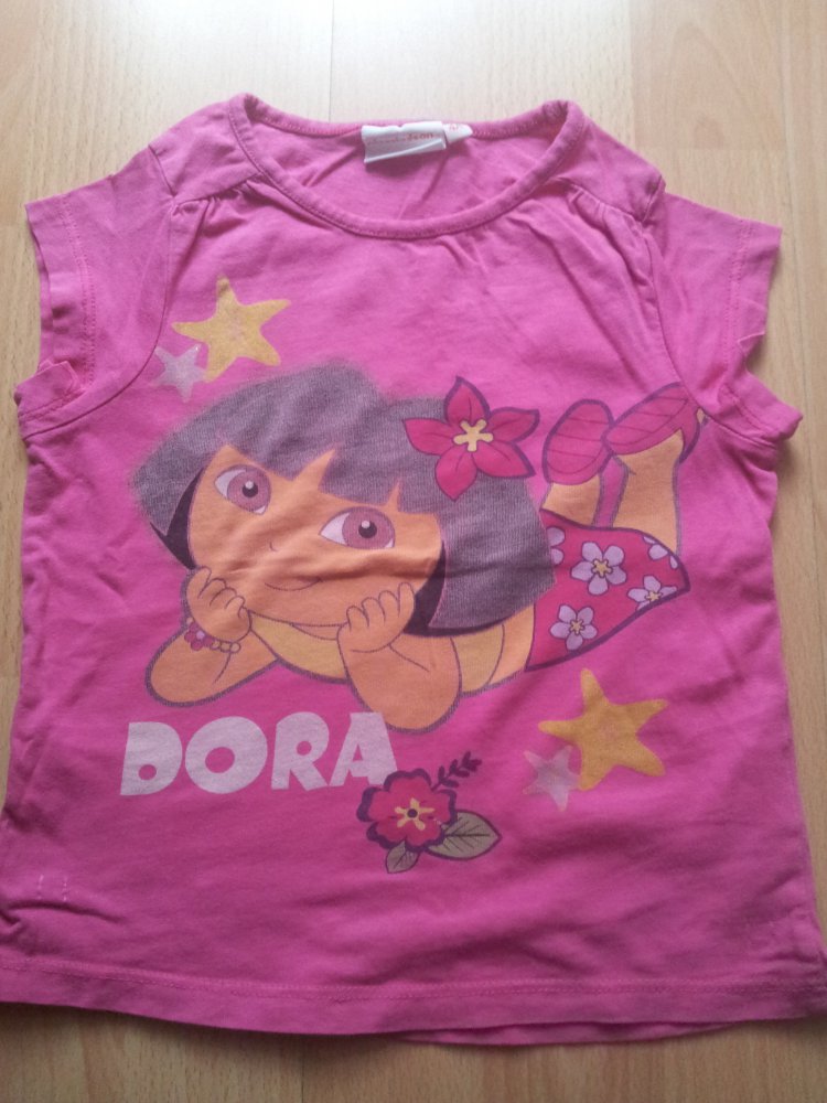 Shirt Dora nickelodeon pink rosa Gr. 86/92