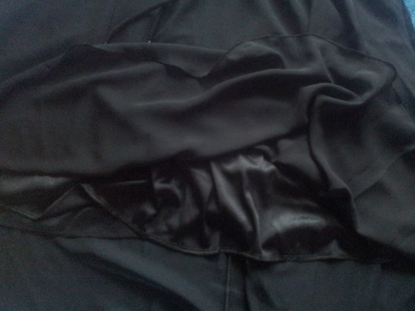  Kleid schwarz Gothik transparent Gr. 46/48 NEU