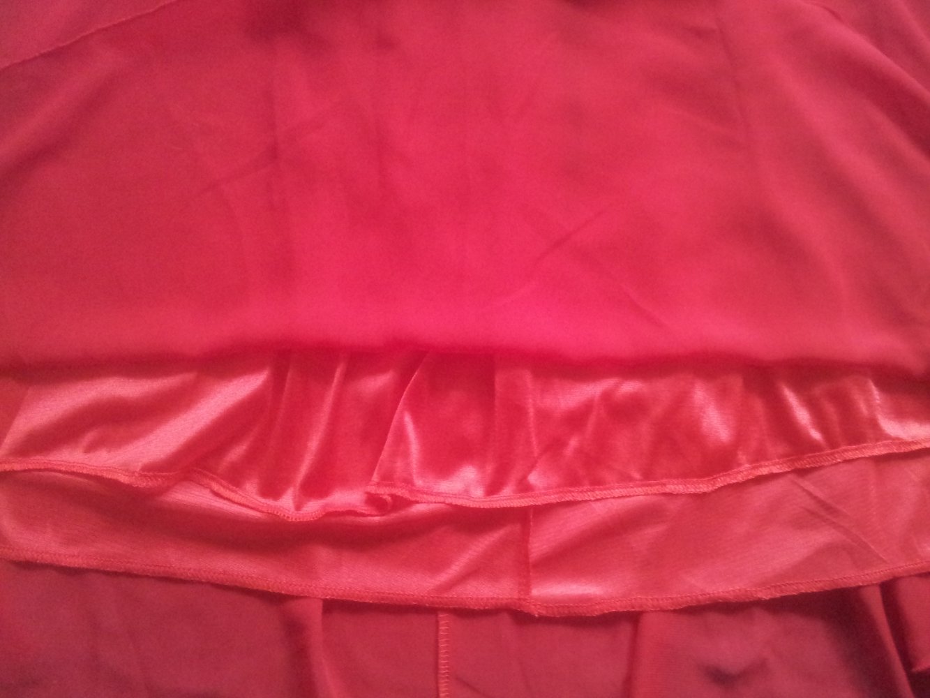 Kleid rot schwarz Gothik transparent Gr. 46/48 NEU