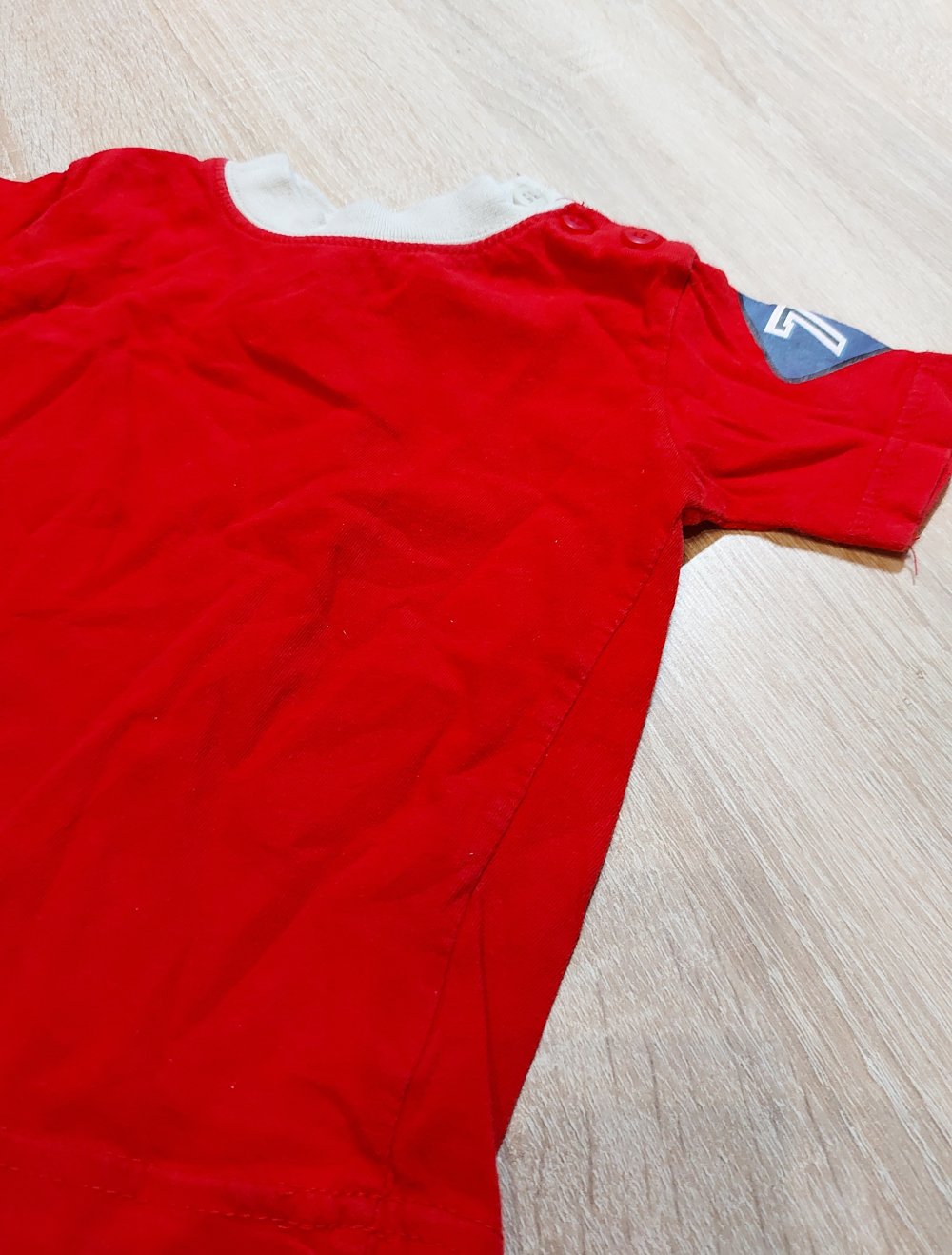 Rotes T-shirt Impidimpi Größe 74