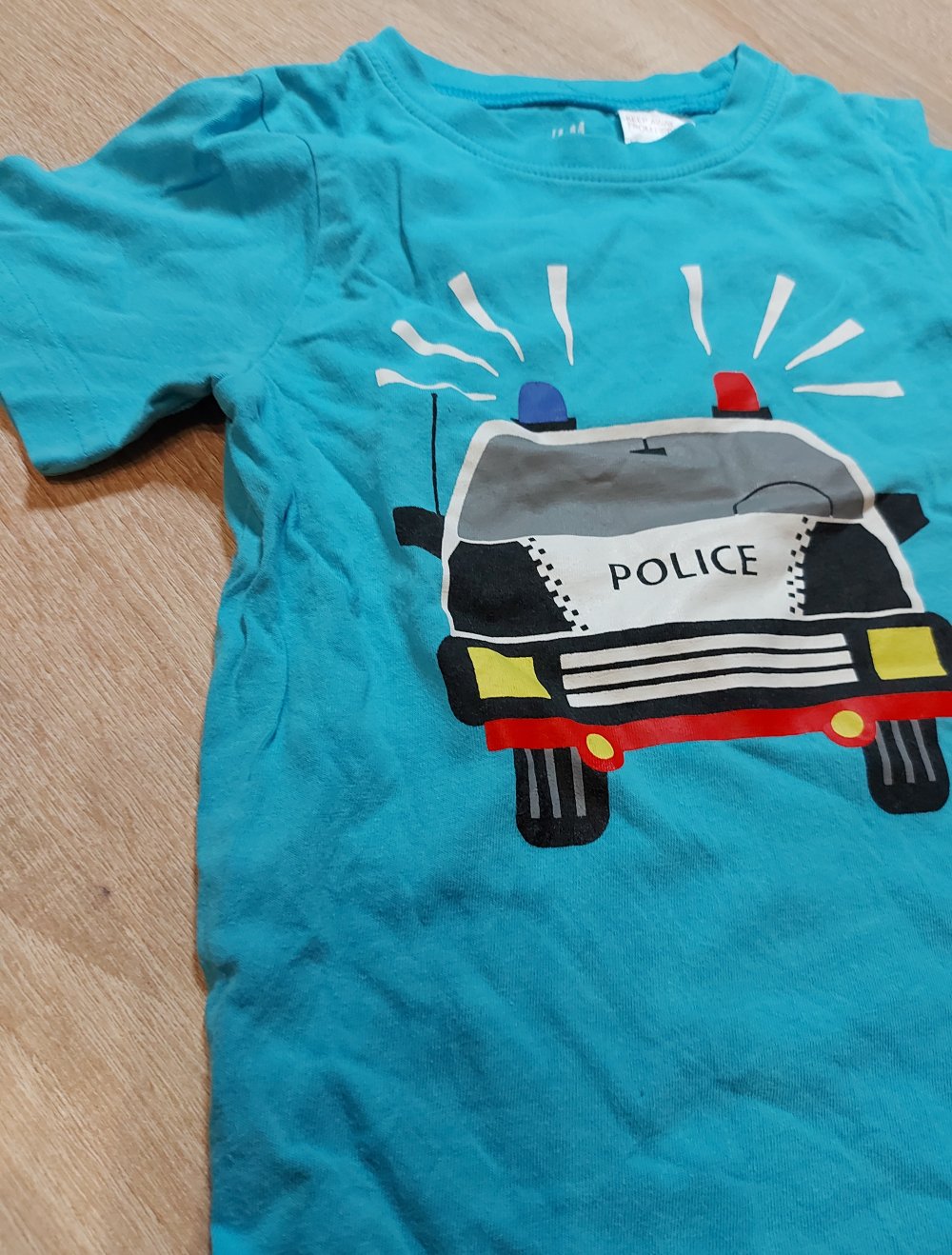 hellblaues T-shirt Größe 86/92 von H&M