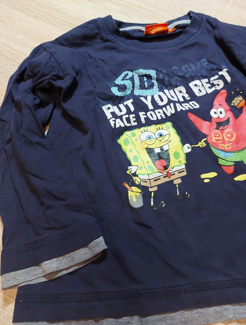 Langarmshirt Spongebob Größe 110