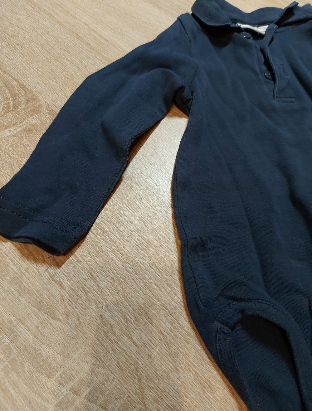 Dunkelblauer Langarmbody Größe 74/80 Impidimpi