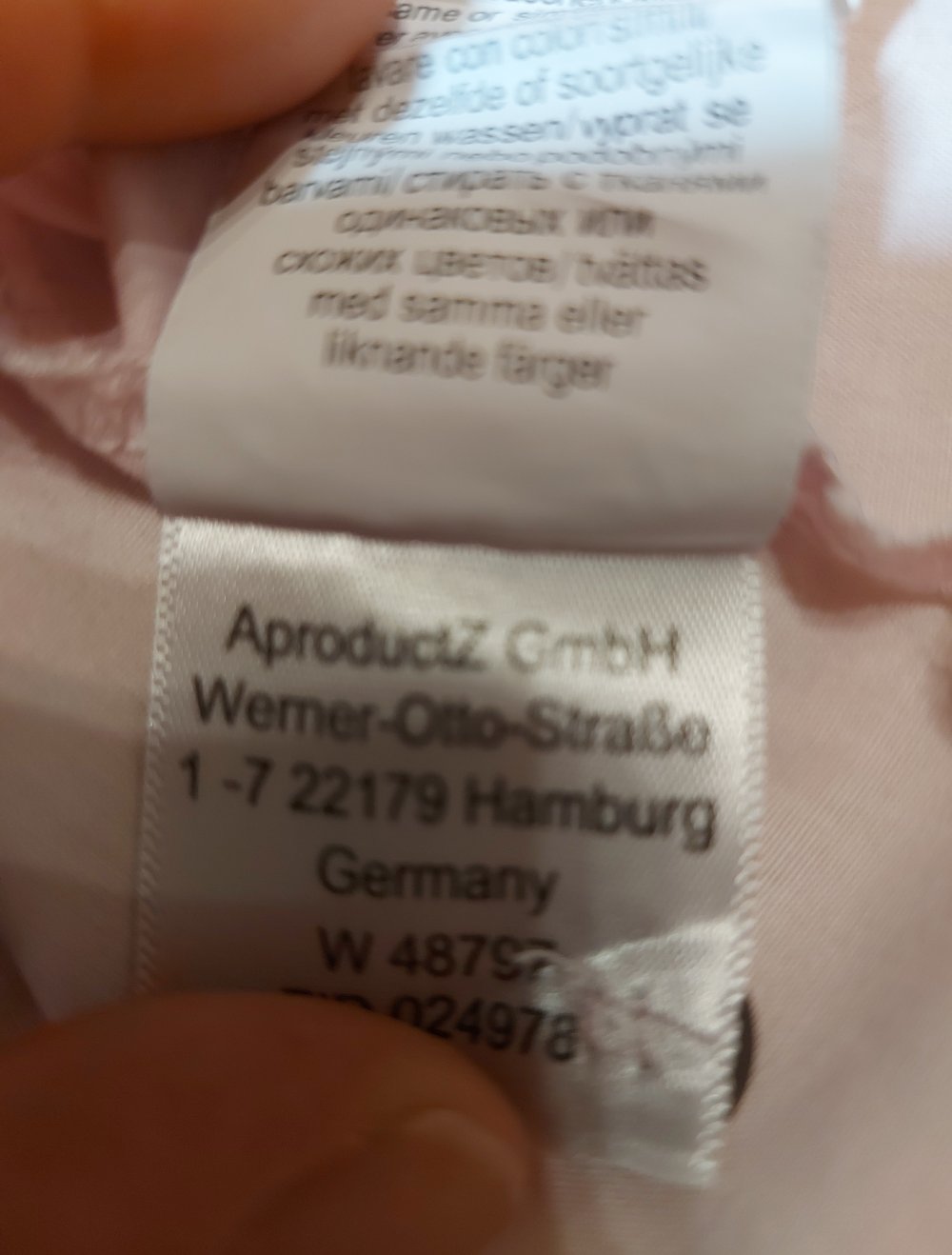 Kurzarmbluse Rose' Farben Größe 42
