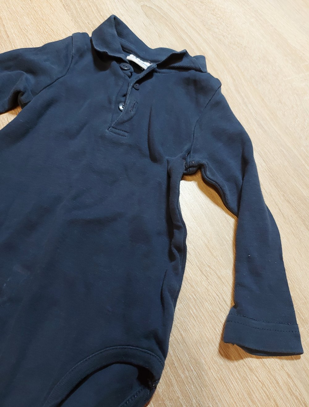 Dunkelblauer Langarmbody Größe 74/80 Impidimpi