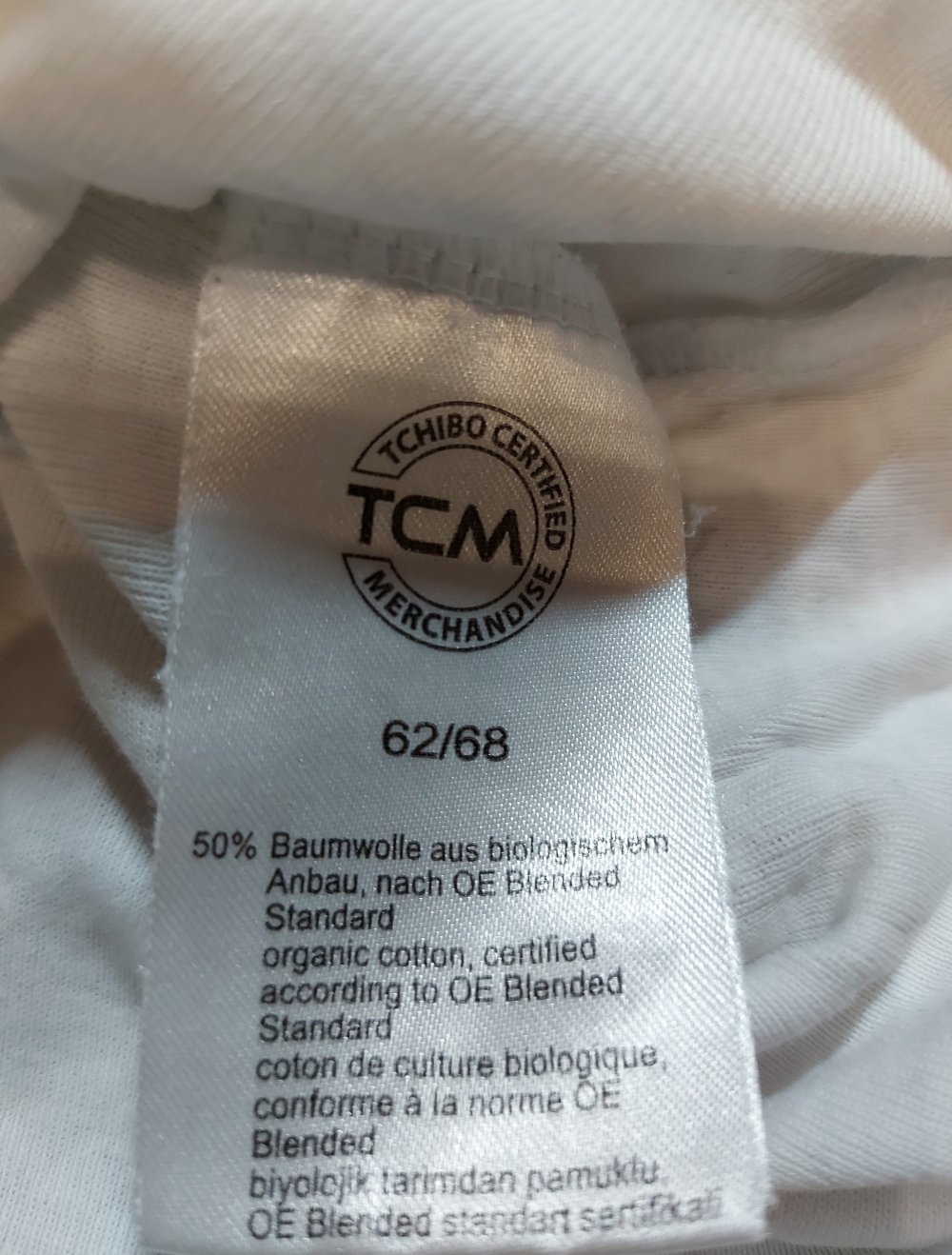 Langarm Body TCM Größe 62/68