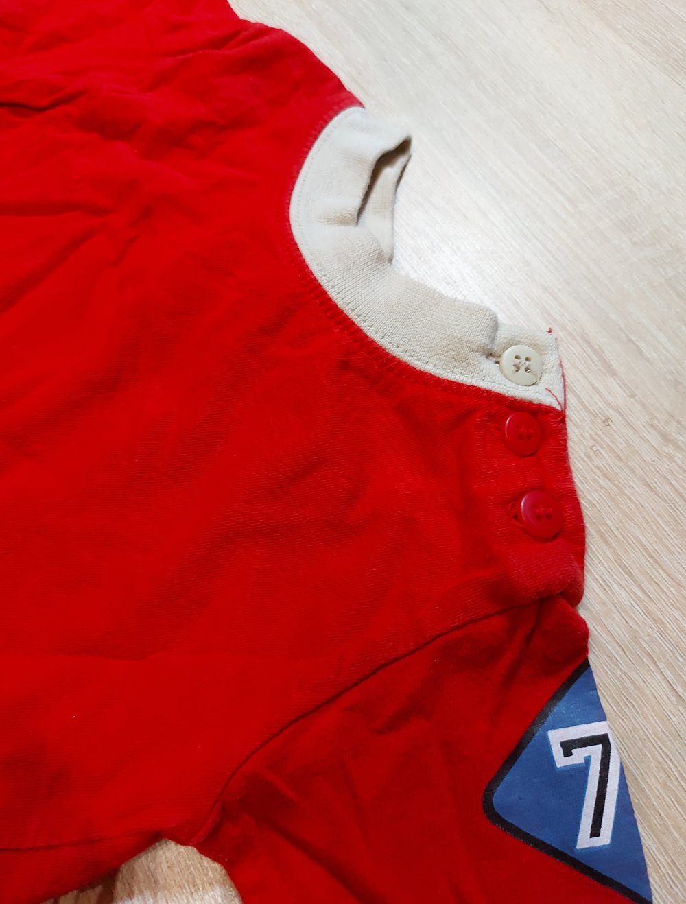 Rotes T-shirt Impidimpi Größe 74