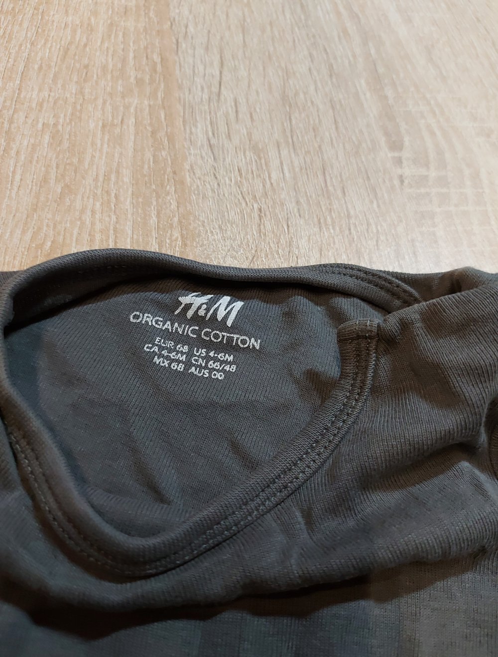 Brauner Kurzarmbody H&M