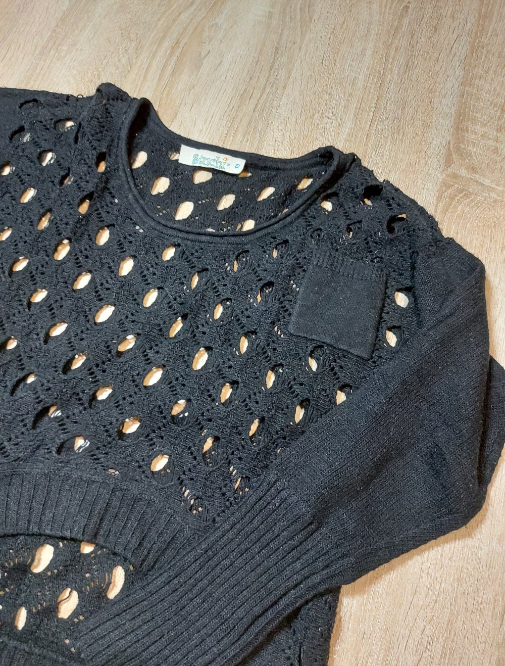 Langarm Strickshirt Größe 40
