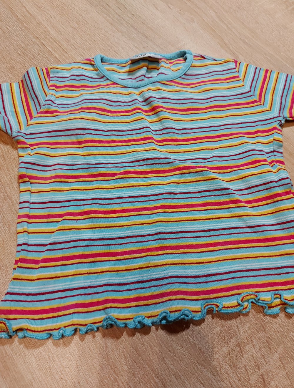 Bunt gestreiftes T-shirt Größe 98