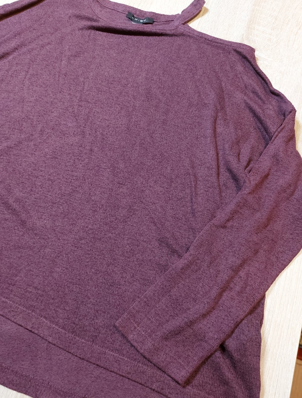 Langarmshirt Amisu Größe XS