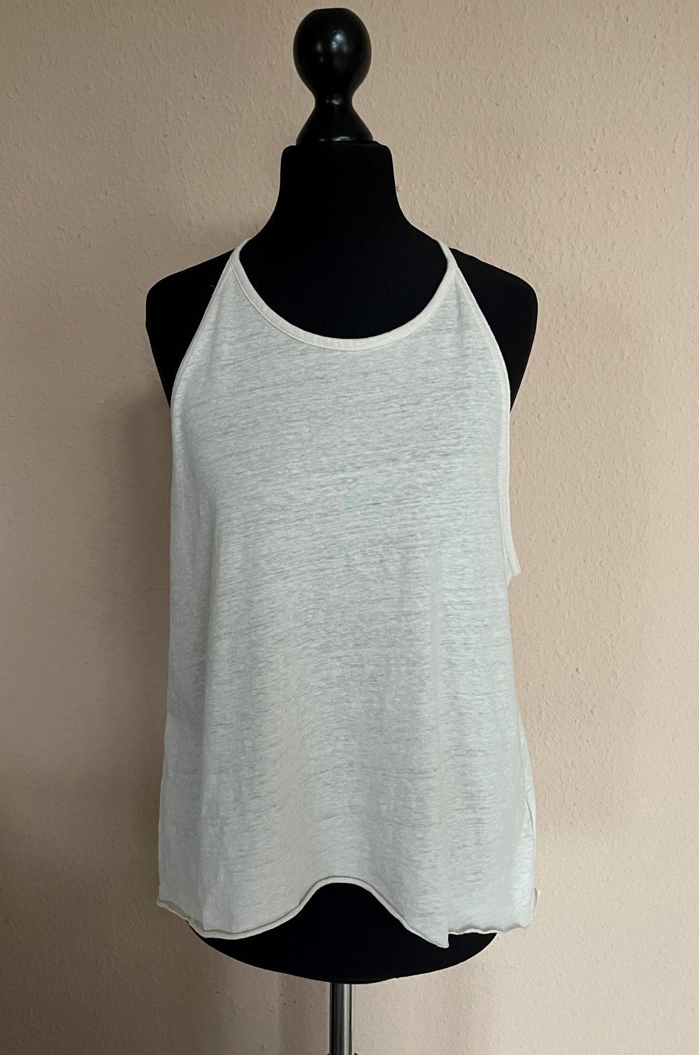 H&M Tank Top 2er Set schwarz creme Gr.M