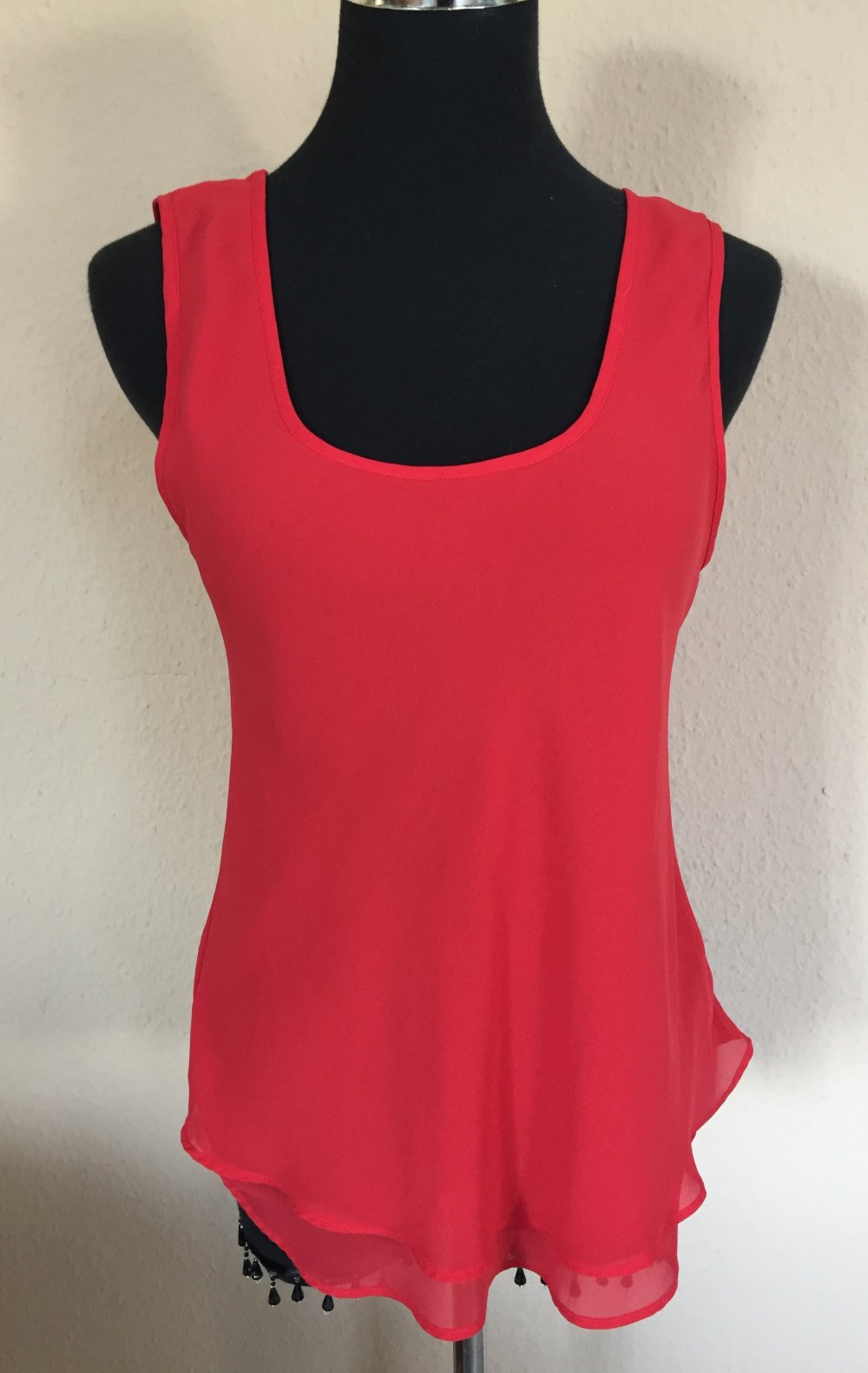 Lady Pirola Volants Hängerchen Gr.S/M rot Neu